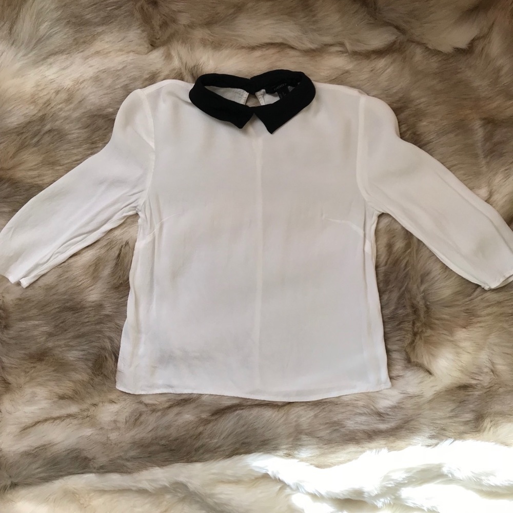 Peter Pan collar top